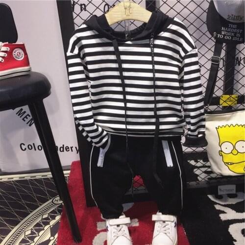 2020 Retail 2pcs Boy hoodies + pant boys clothing baby boy sets kids suits more color choosing free shipping AA71