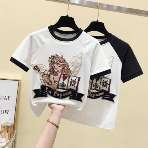Harajuku Kawaii Casual Tops Cinnamorolled Vintage Loose Summer Women T-Shirt Cute Cartoon Sweet Girls Japanese Graphic Tees