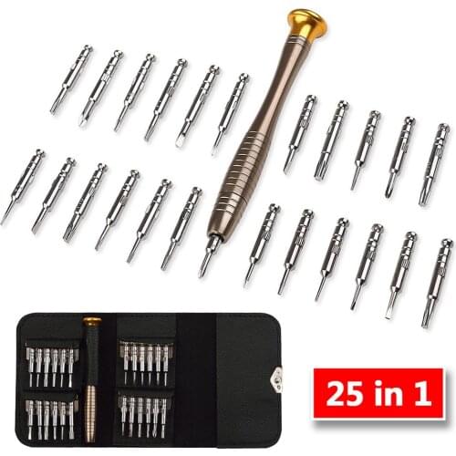 Screwdriver Set 25 In 1 Plum Multifunctional Opening DIY Repair Tool Set Mobile Phone Tablet Precision Screwdriver PC Hand Tools