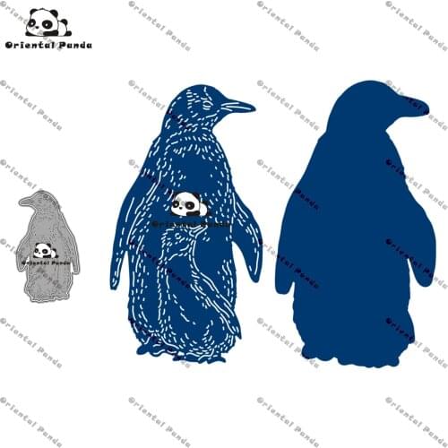 New Dies 2021 Camper Van Metal Penguins Dies diy Dies photo album cutting die Scrapbooking Stecil cutting new 2021 Animal