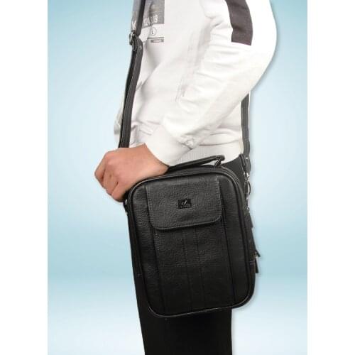 Alone brand shoulder strap men Bag pu leather multi-compartment steel case new fashion Crossbody bag for men 2021 new model