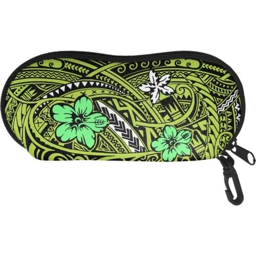 Polynesian Hawaii Style Eyewear Storage Bags Reading Glasses Bag Case Portable Travel Sun Glasses Pouch Eyewear Accessories