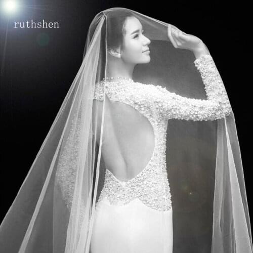 Cathedral Length Wedding Veils 3m or 5m White / ivory Long Bridal Veil hot Bride Accessories