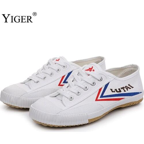YIGER Track and field shoes vulcanized sole couple canvas shoes mens low-top sports white shoes casual shoes Sneakers