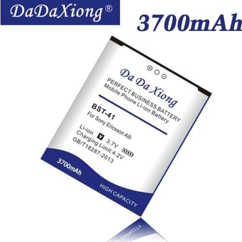 DaDaXiong 3700mAh BST-41 Battery for ony Ericsson Xperia PLAY R800 R800i A8i M1i X1 X2 X2i X10 X10i Play Z1i Phone Battery