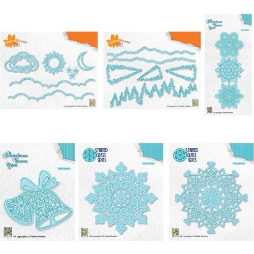 Winter Christmas Set Metal Cutting Dies for DIY Scrapbooking Photo Album Decorative Embossing PaperCard Crafts Die2020