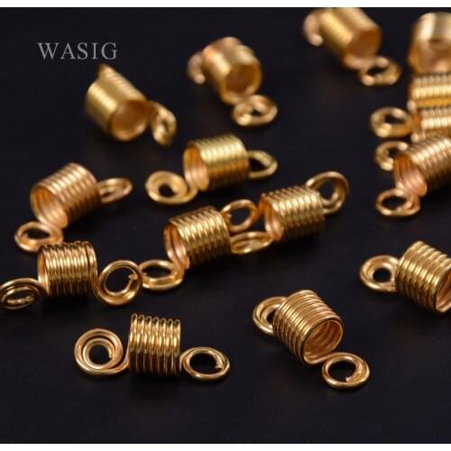 Gold and Silver metal spring tube 7 ring dreadlock beads for braids hair beads for dreadlocks adjustable hair braid cuff clips