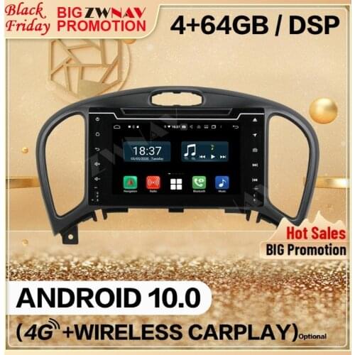 128G Carplay 2 Din For Nissan Juke 2004 2005 2006-2010 2011 2012 2013 2014 2015 2016 Android 10 Screen Audio Radio GPS Unit Auto