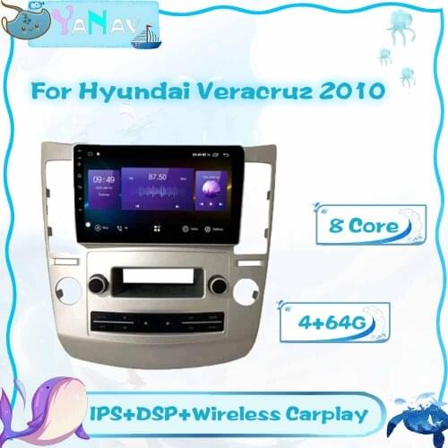 2 Din Android GPS Navigation HD Touch Screen Car Radio For Hyundai Veracruz 2010 Car Stereo Receiver Audio Multimedia Head Unit