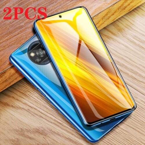 2PCS For Xiaomi Poco X3 NFC Screen Protector Full Cover nano Hydrogel Film With Tools Not Glass No bubbles