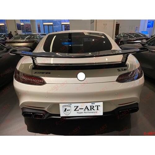 2015-2019 Z-ART GTR rear spoiler for AMG GTS carbon fiber rear wing for AMG GT carbon fiber tail wing GTR style