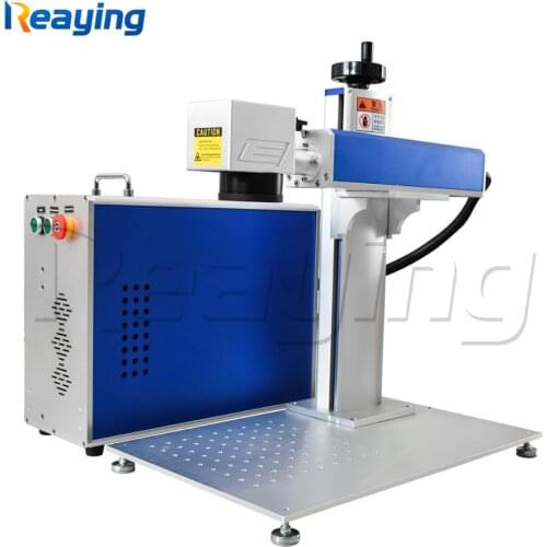 30W Fiber Laser Marking Machine Metal Tags Identification Laser Printer for Printing Circuit Board, Mobile Phone