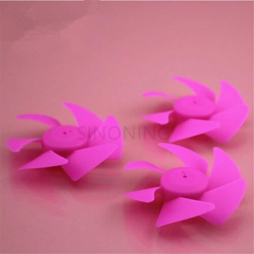4pcs Small turbofan propeller fan blade six-leaf paddle technology building blocks