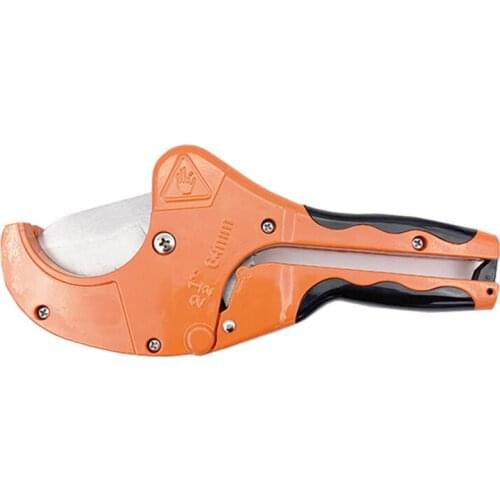 64mm PVC PU PP-P PE Plastic Pipe Cutter Stainless Steel Blade Scissors Tube Plastic Shears Pipes PVC Cutters