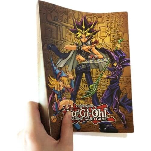 80/160PCS Album Yugioh Card Holder Book Anime Yu Gi Oh Playi Game Card Collectors Notebook Loaded Binder Folder Kids Toys