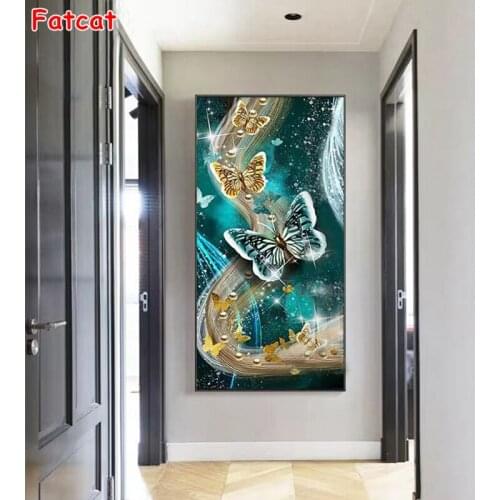 Diamond Painting 5D Butterfly Light Luxury And Simple Style Cross Stitch Diy Rhinestone Embroidery Full Drill Home Decor PP2324