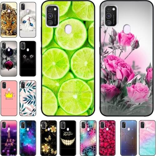 For Samsung M21 Case 6.4" TPU Case Shockproof Phone Case For Samsung Galaxy M21 M 21 m215 Silicone Soft Back Cover Bumper Funda
