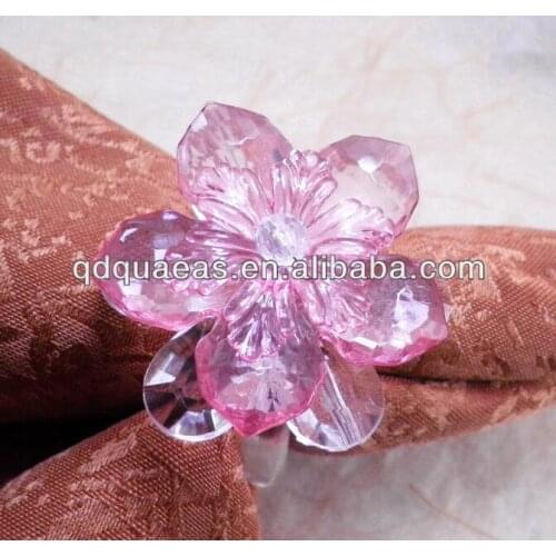Cheap flower napkin ring, decoration napkin holder