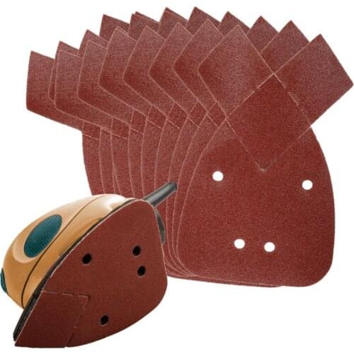 80/120/180/240 Grit Mouse Sanding Sheets Sander Pads Set for Black & Decker 20/60pcs