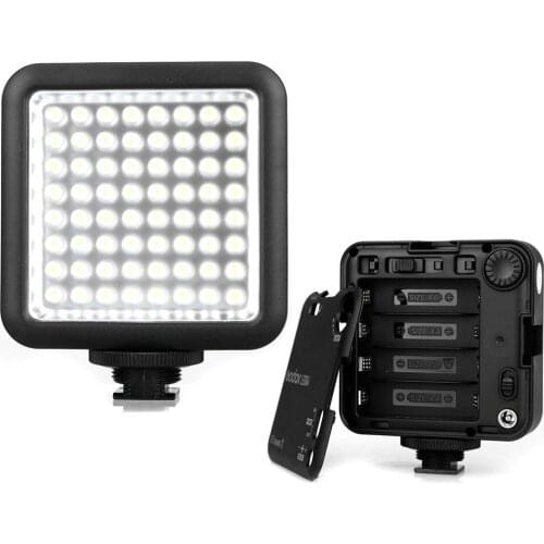 Godox LED64 LED Video Light for DSLR Camera Camcorder mini DVR as Fill Light for Wedding News Interview Macro photography