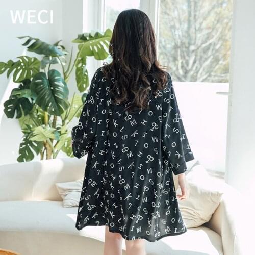 Womens Letter Silk Night Robes Set With Straps Vest Shorts Female Bathrobes Three-Piece Homewear Suit Dressing Gown Loungewear
