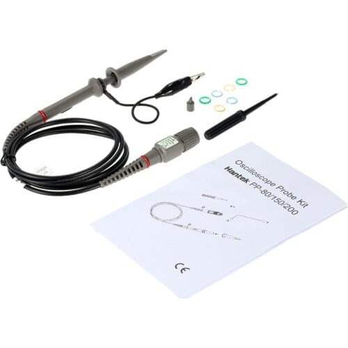 Hantek Oscilloscope Probes PP-150 100MHz 1X 10X Digital Multimeter Osciloscopio Clip Probes Diy Oscillograph Accessories