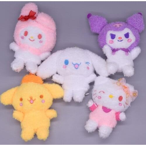 Kawaii Hello Kity cat dog rabbit Plush Pendant toys