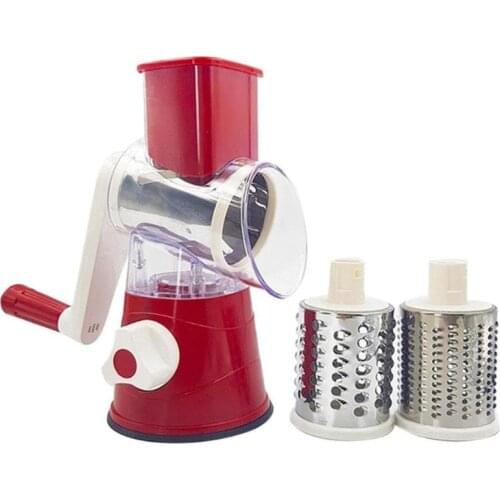 Multi-functional Manual Rotating Grater Round Slicers Chopper Vegetable Fruit Cutter Kitchen Tool Food Processors