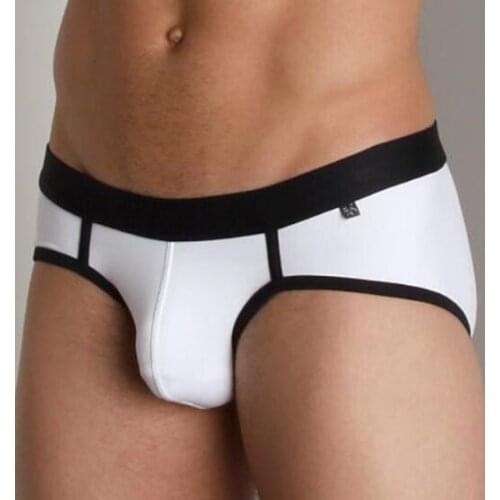 New Cotton Mens Briefs Fashion Sexy Solid Mens Underwear High Quality Mens Brief On Sale Dropshopping male pouch briefs