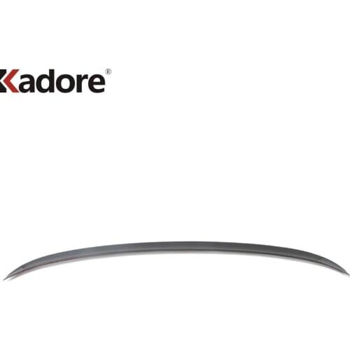 For Nissan Altima 2019 2020 Carbon Fiber Rear Door Trim Rear Car Trunk Spoiler Cover Sticker Wing Styling Accessories