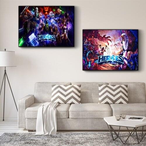 Heroes Of The Storm Video Game Wall Pictures Posters Prints Canvas Art Unframed Paintings Decoration Modern Home Decor Cuadros