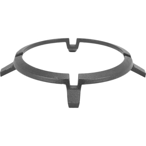 New 1Pc Black Wok Stands Cast Iron Wok Pan Support Rack for Burners Gas Hobs Cookers Cookers Kitchen Supplies Tool Accessories