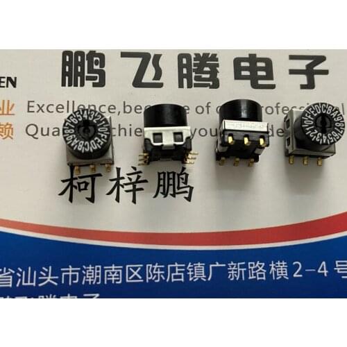 Original new 100% SMR8016-3E-Z 0-F 16 bit rotary dial code switch 3:3 positive code