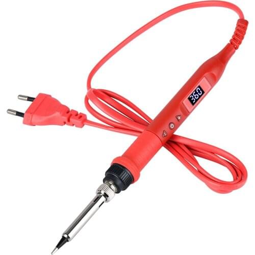 JCD 908U 100W 220V/110V Electric Soldering Iron Lighting Multi-function button Soldeing station Adjustable Temperature EU Stock