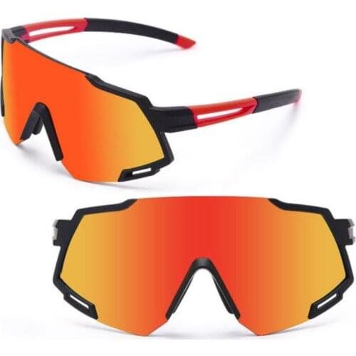 Polarized Sports Men Sunglasses Road Cycling Glasses Mountain Bike Bicycle Riding Protection Goggles Eyewear 5 Lens With Case