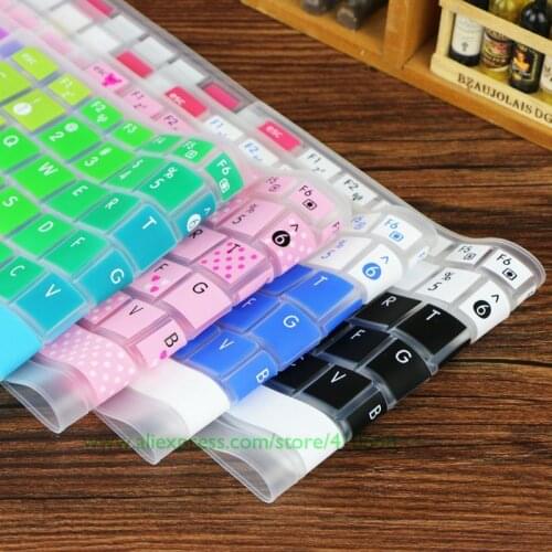 15.6 inch Silicone Keyboard Skin Cover Protector For Asus K50 FL5900U U50V N56 U50 UL50 UX50V UX51 E56C UX501