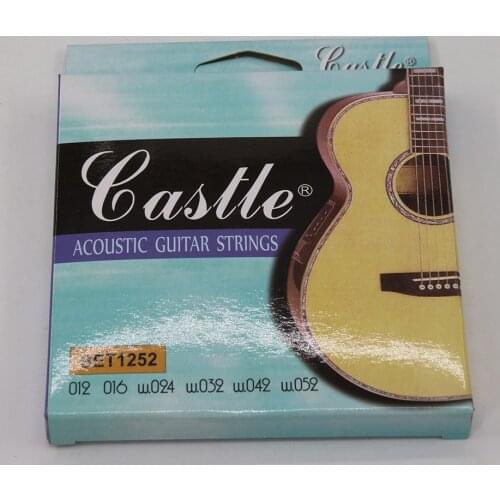 1 Set Acoustic Guitar String Guitar Strings Set 6-string Nickel Plated Steel Core Guitar Repair Material Accessories