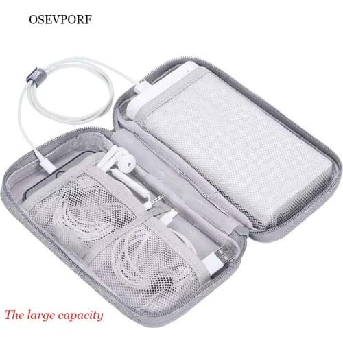 Cable Bag Organizer Large Capacity Wires Charger Digital USB Gadget Portable Electronic Earphone Cases For iPhone Oneplus Xiaomi