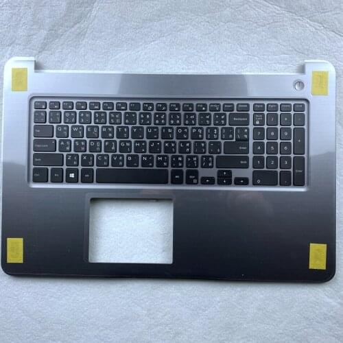 Thailand Palmrest Laptop Keyboard For Dell Inspiron 17-5765 17-5767 DPN 04CFRC 0MH39N Grey TI Layout
