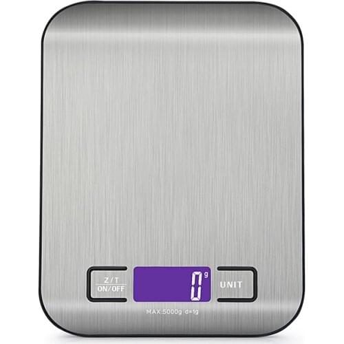 5/10 kg Precision Kitchen Scale Food Scales with Accuracy of 1g with 6 Kinds of Weighing Units Baking Kitchen Electronic Scale