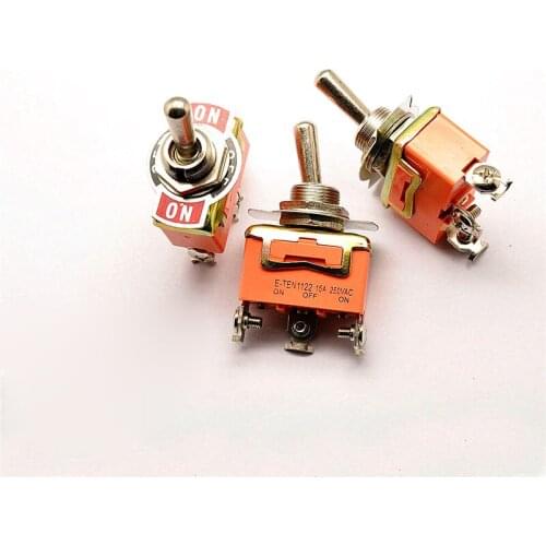 Toggle switch, rocker switch E-TEN1122, 3 feet 3 stalls 15A / 250V