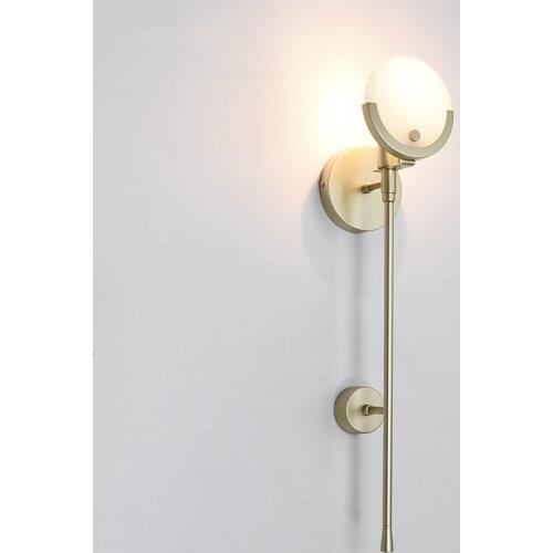 Nordice living room decoration blue wall light lamparas de techo colgante moderna crystal corridor wall lamp bedside wall lamp