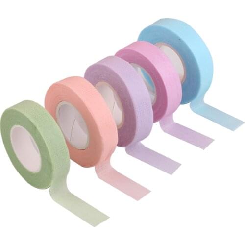 1 Roll Eyelash Extension Medical Tapes under Eyes,Non Woven & PE Material Eye Stickers Eye Patches for Individual Eyelash Tool