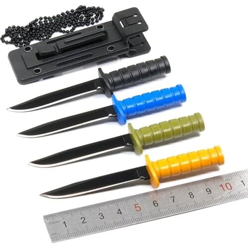 102mm(4.02'') Fixed Blade Knife Survival Outdoor Tactical Knife Pocket Hiking Camping Hunting Knives Sheath EDC Defense Tool