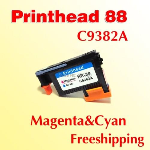 1x Magenta Cyan printhead compatible for88 C9382A print head replacement for 88 L7580 7590 K5400 K550