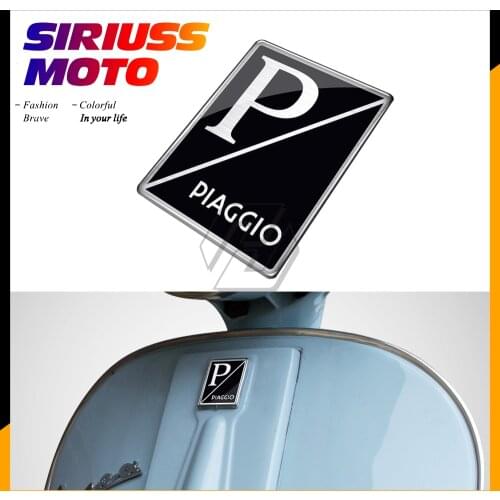 3D Motorcycle Sticker Case for PIAGGIO VESPA GTS GTV LX LXV MID Logo