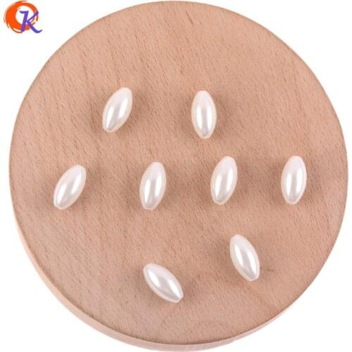 Cordial Design 1200Pcs 7*14MM Acrylic Beads/Imitation Pearl Beads/DIY Bead Making/Jewelry Accessories/Hand Made/Earring Findings