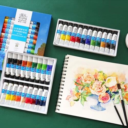WINSOR&NEWTON Professional Watercolor Paint/Pigment 12/18/24/36 Colors 10ML Water Color Painting Pigment For Artists Smooth Fine