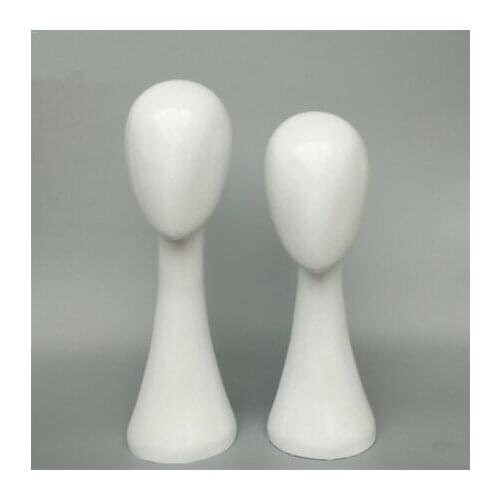 Free Shipping!!New Style Gloss White Women Head Model Faceless Head Mannequin On Show