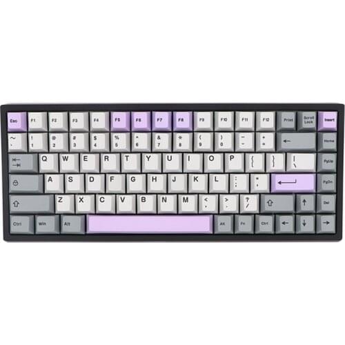 Keypro Muted Cyan Purple 175 keycaps thermal sublimation PBT Keycap mechanical keyboard for gh60 xd60 xd84 87 96 104